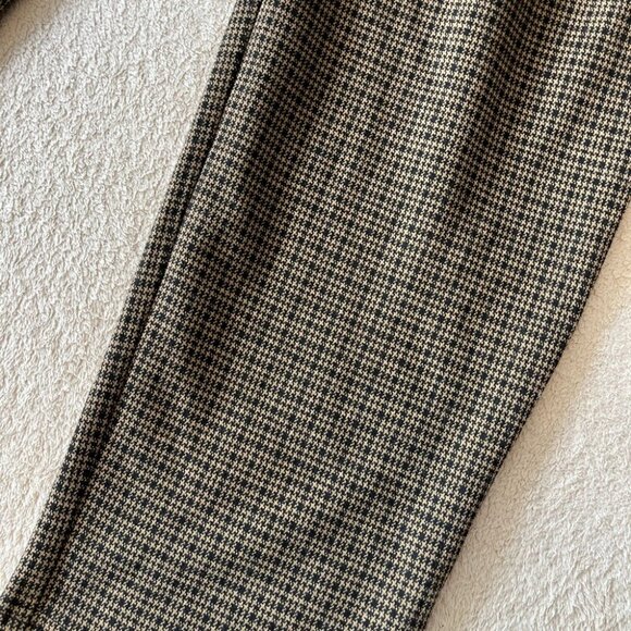 Cleo Houndstooth Slim Trousers with Drawstring Waist M - Picture 4 of 9